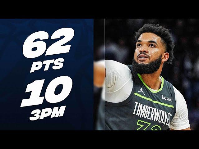 EVERY POINT From Karl-Anthony Towns' 62-PT CAREER-HIGH Performance!  | January 22, 2024