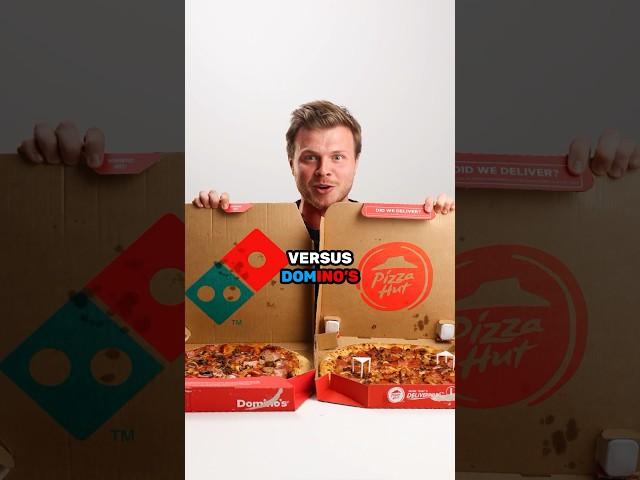 PIZZA HUT vs DOMINO’S (Brand Wars, ep. 19) #shorts