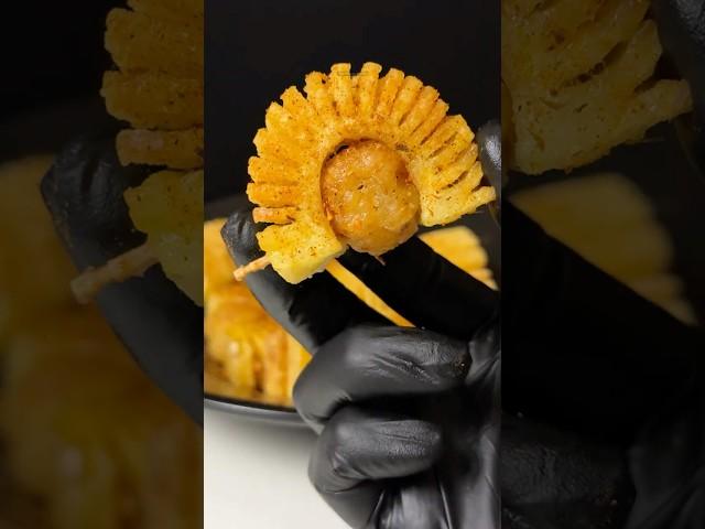 Crispy potato rainbow chips #shorts