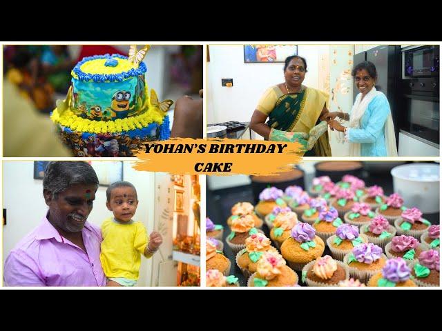 YOHAN BIRTHDAYக்கு CAKE READY பண்ணப்போறோம்|PREPARING YOHAN'S 1ST BIRTHDAY CAKE