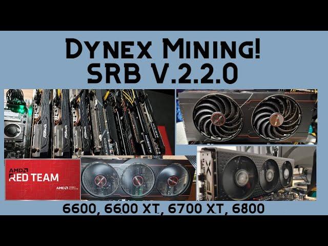 Dynex Mining on AMD Cards! SRB Miner!
