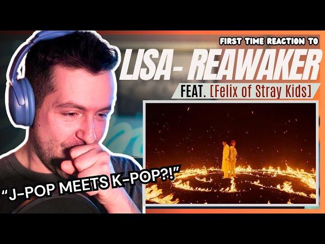 J-rock fan's FIRST-TIME REACTION to LiSA "ReawakeR (feat. Felix of Stray Kids)"