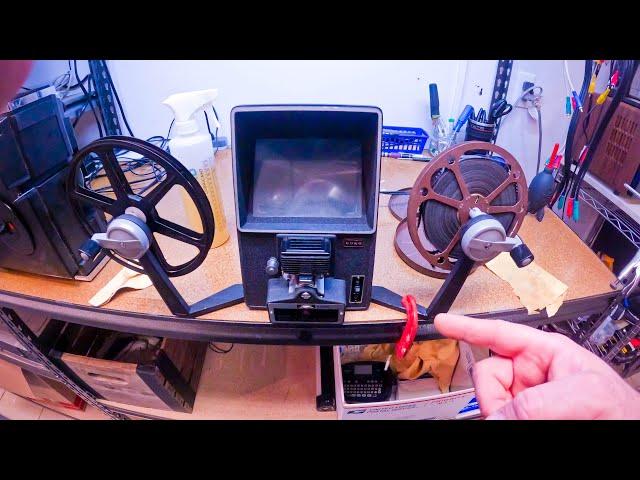 Silently cleaning 8mm film ** Digitizing Home Movies in Pensacola Florida #8mm #film #film