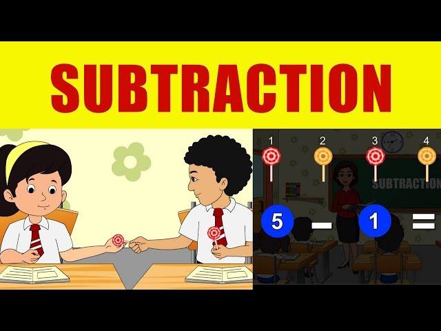 Maths - subtraction for kids in English | Elearning Studio