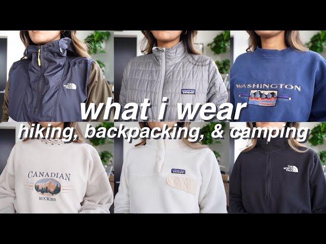 what i wear hiking, backpacking, & camping