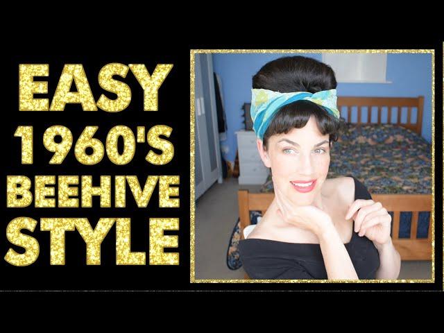 EASY beehive hairstyle: SUPER quick CHEAT