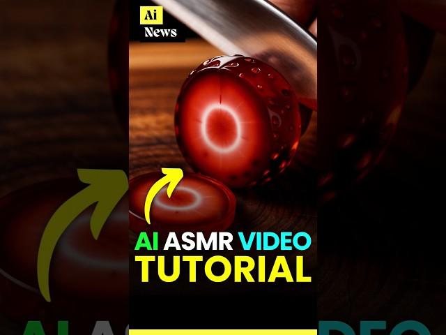 Ai ASMR Fruit Cutting Videos TUTORIAL #ai #chatgpt #aivideo #aiart #aiasmr #aivideotutorial