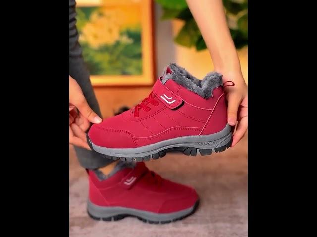 Non-slip And Wear-resistant Thickened Warm Hiking Shoes,