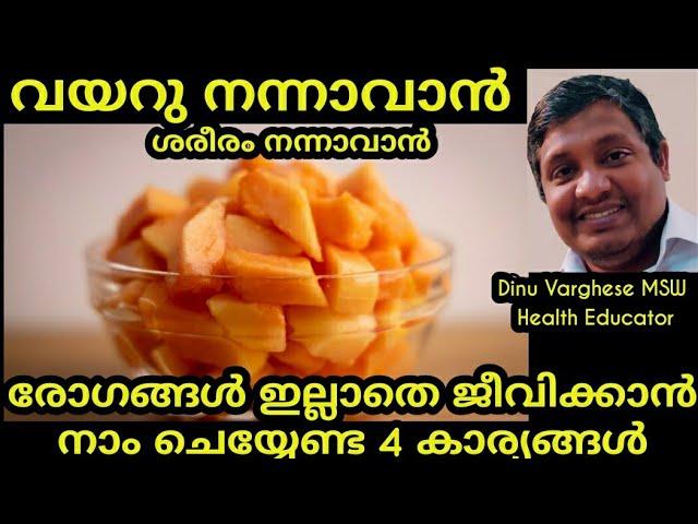 ഈ 4 കാര്യങ്ങൾ നിത്യജീവിതത്തിൽ പാലിച്ചാൽ രോഗങ്ങൾ നിങ്ങളെ തൊടില്ല ||വയറു നന്നായാൽ ശരീരം തനിയെ നന്നാവും