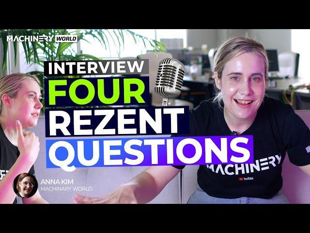 [4K_INTERVEIW] The Four REZENT Questions. ANNA KIM
