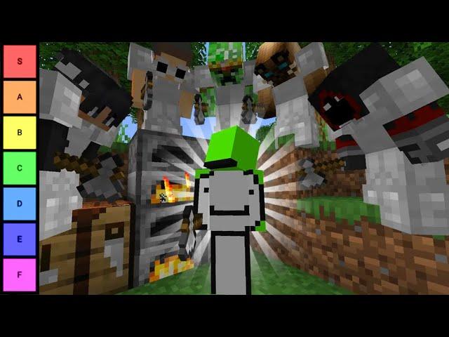 Dream Minecraft Manhunt EPIC MOMENTS (Tier List)