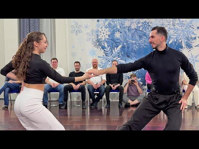 Pavel Katunin & Anastasiia Babakhan. 1st place All Stars JnJ (song 1).  Swing & Snow 2024 | WCS
