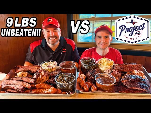 Nobody Had Eaten HALF of Tennessee's Biggest 9lb $100 Undefeated BBQ Challenge!!