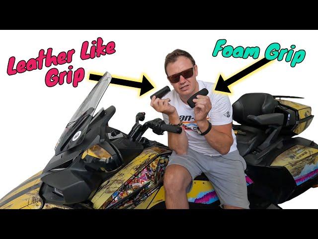 Foam vs. Leather-Like Grips for Can-Am Spyder and Ryker | MartinTheVlogger Explains the Difference