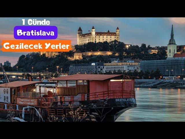 Tek Videoda Bratislava Tüm Gezilecek Yerler 2025 / Bratislava-Slovakya