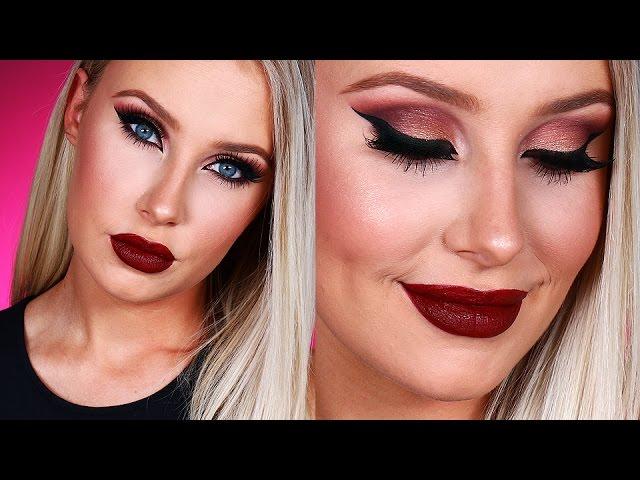 VAMPY FALL MAKEUP TUTORIAL! | Lauren Curtis