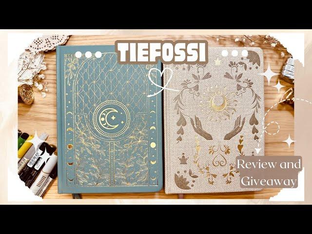 TIEFOSSI A5 Bullet Journal Notebook Review & Pen Test + Giveaway [CLOSED] | ft. @tiefossi2024