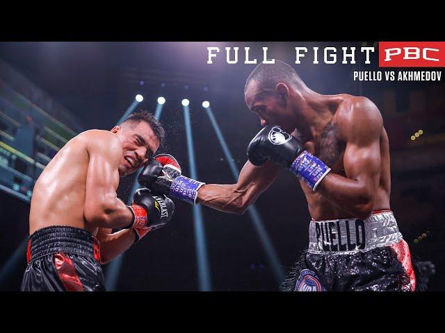 Puello vs Akhmedov FULL FIGHT: August 20, 2022 | PBC on Showtime