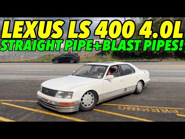 1996 Lexus LS 400 4.0L V8 w/ STRAIGHT PIPES & BLAST PIPES!