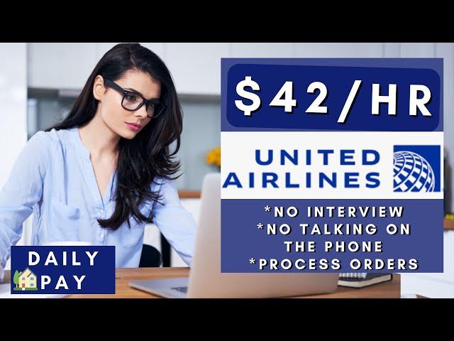 United is Hiring Remote! + No Interview + No Experience (Paid Daily) Work From Home Jobs 2025