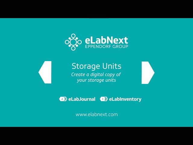 #2 Set up storage units in eLabInventory & eLabJournal | eLabNext Tutorial