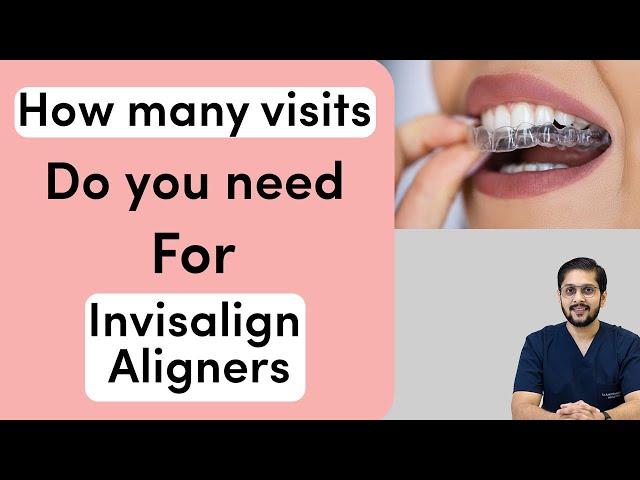 How many visits for Invisible aligners | Time required for teeth braces in Indore