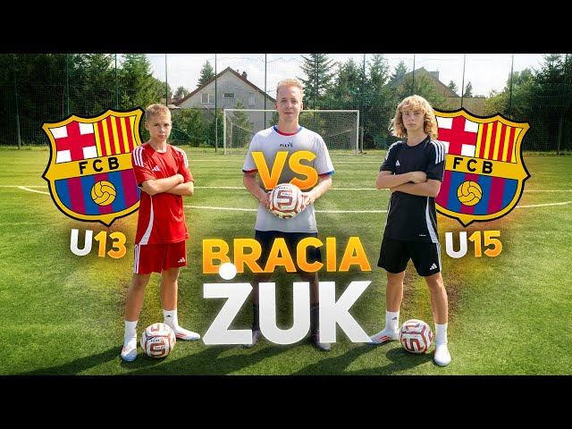 BRACIA ŻUK VS PNTCMZ! | Grają w młodej Barcelonie!