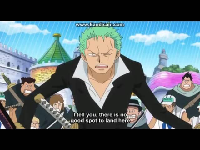 Luffy and Zoro vs Dellinger and Machvise