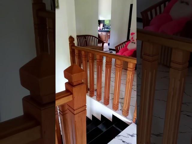 #staircase #customize #interior #wood #balcony #handrail #woodworking #woodenstaircase #handrails