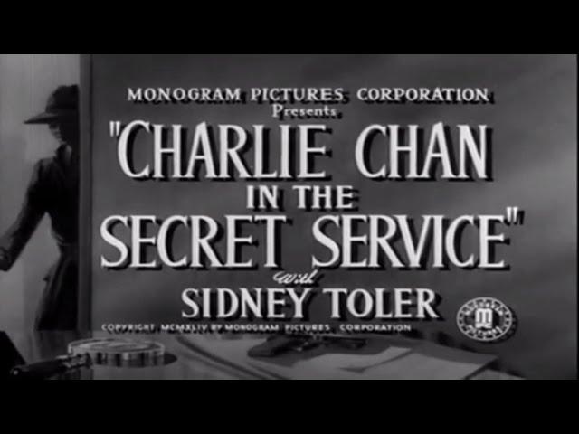 25   Charlie Chan In The Secret Service 1944 Very Good