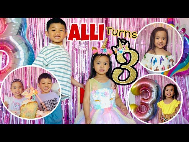 ALLI TURNS THREE | DIY IPHONE PHOTOSHOOT | Unicorn Theme | Filipinos in Germany