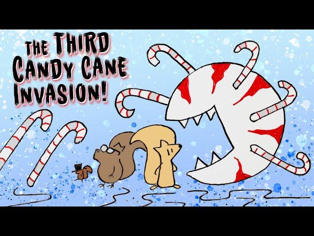 The Third Candy Cane Invasion Featuring the Candy Kraken Canes Comic!