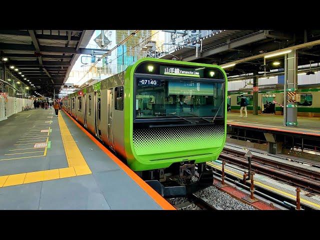 [Yamanote Line] Shibuya~Shibuya 7am 山手線渋谷内回り야마노테선 시부야 안내방송 전차백색소음 Tokyo ASMR