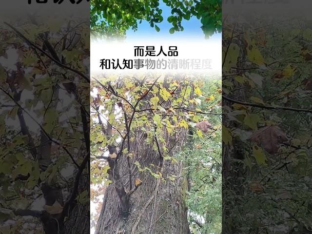 【層次-同頻共振】層次指的不是社會地位，而是人品和認知事物的清晰程度。