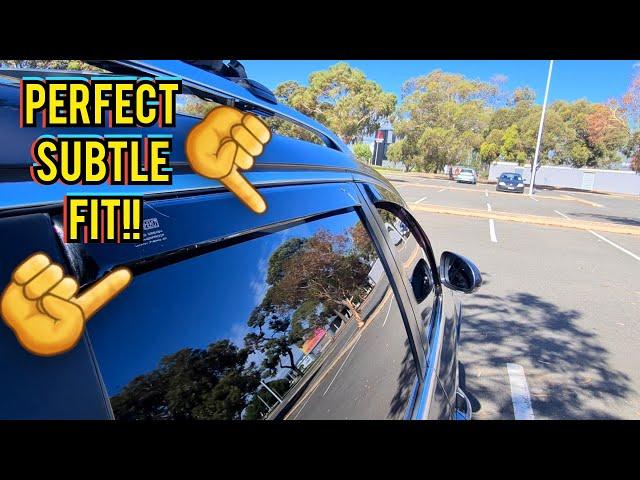 Team HEKO wind deflectors. UNBOX & QUICK INSTALL - VW R36