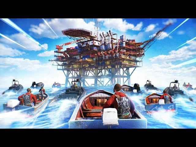 Can 100 Players Capture Oil Rig from the BEST Clan in Rust?