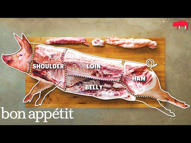 How to Butcher an Entire Pig: Every Cut of Pork Explained | Handcrafted | Bon Appetit