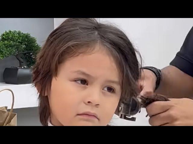 Corte para niño | transformación increíble (maquina y tijera) #tutorial  #cabello #transformation