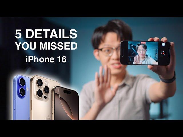 5 Details You Probably Missed – iPhone 16 and iPhone 16 Pro