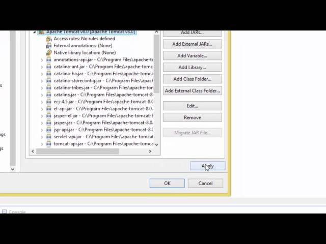 The import javax.servlet can not be resolved