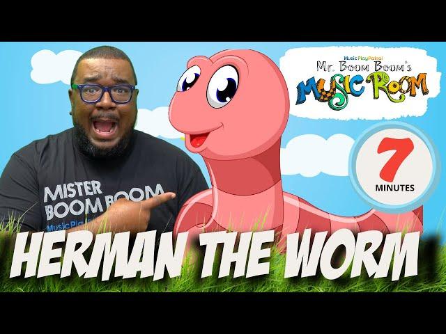 Herman the Worm Song | Preschool Music Class with Mr. Boom Boom