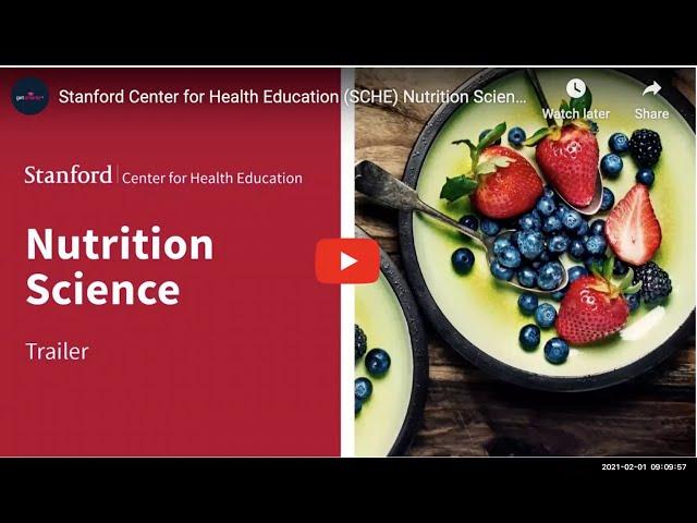 An Overview of Science of Nutrition