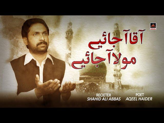 Aaqa Aa Jaiye - Shahid Ali Abbas | manqabat Mola Imam Mehdi A.s 2020