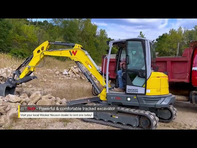 Wacker Neuson ET58: Power, Safety and Comfort