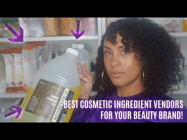 TOP 5 VENDORS FOR COSMETIC INGREDIENTS FOR YOUR BEAUTY BRAND!