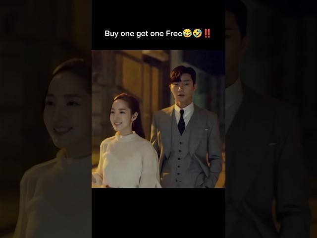 When He said- Buy 1 Get 1 free‼️ @k-dramaholic #kdrama #funnydrama