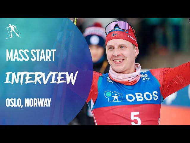 Simen Hegstad KRUEGER | "It's a huge achievement" | Oslo | FIS Cross Country