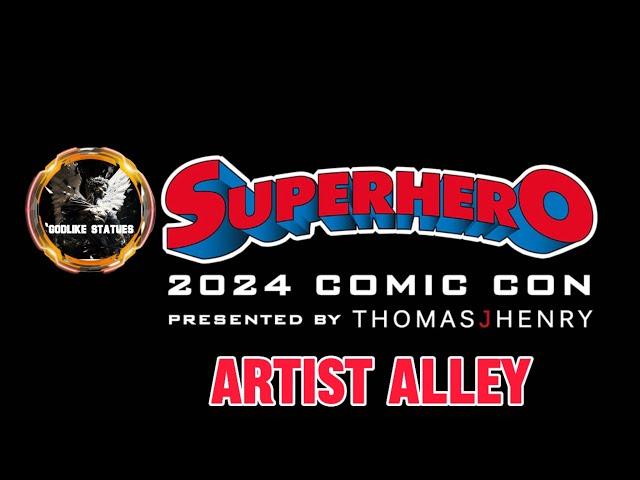 Superhero Comic Con 2024 Artist Alley Day 1