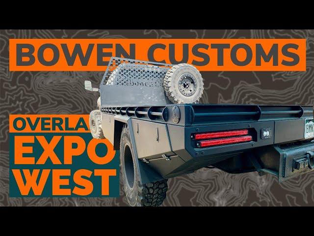 Bowen Customs USA made Overland Flatbed - Overland Expo West