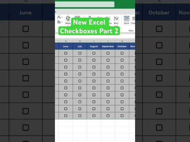 Here’s how to insert multiple checkboxes using the NEW #excel checkbox feature #exceltips #microsoft